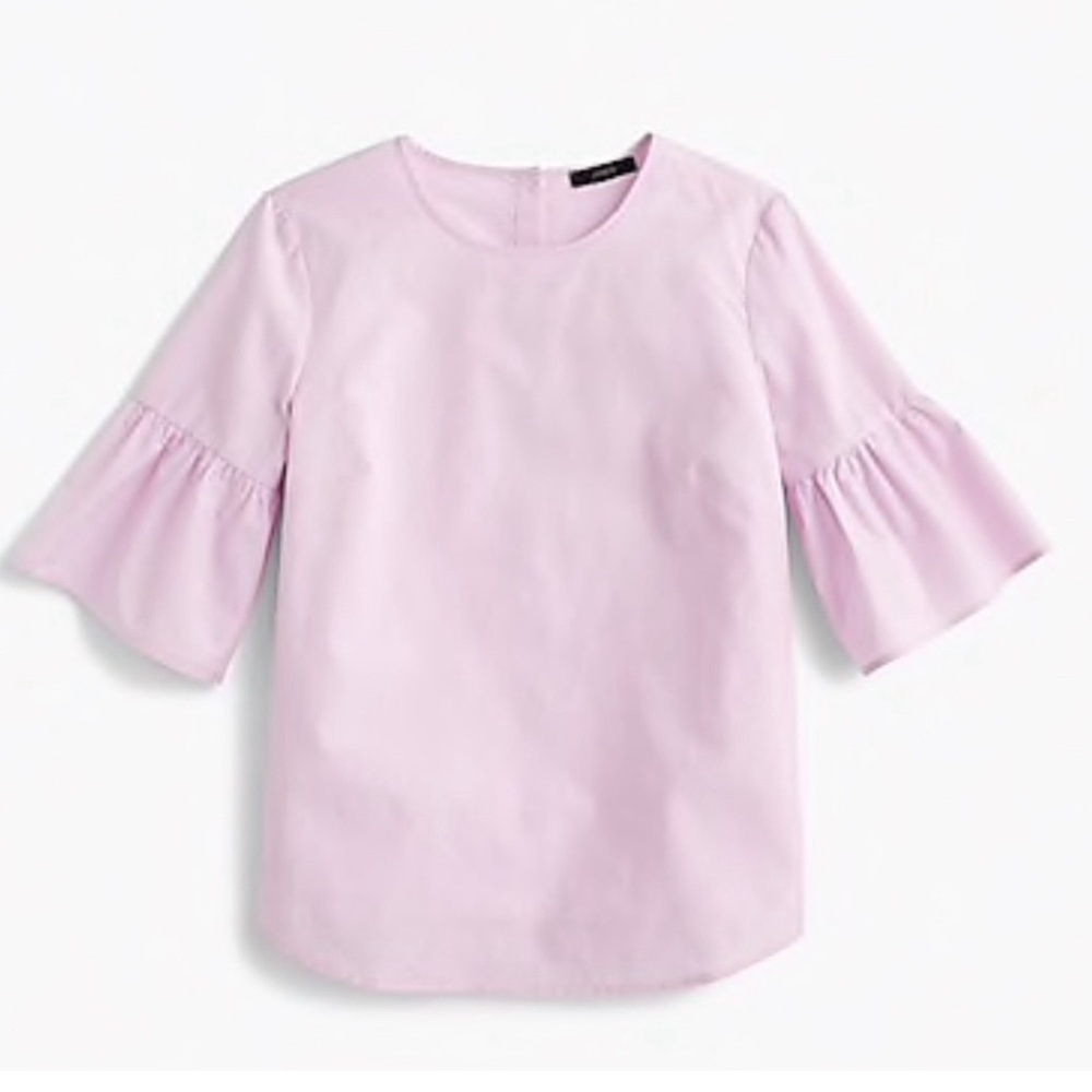 J Crew Women’s Ruffle Sleeve Top Blouse size  xs